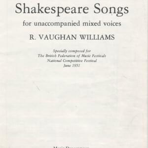 Full Fathom Five - Ralph Vaughan Williams