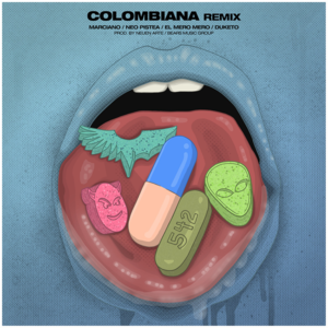 Colombiana (Remix) - Marcianos Crew (Ft. Duki, Homer el Mero Mero & Neo Pistea)