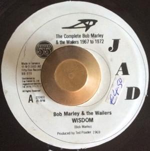 Wisdom - Bob Marley & The Wailers