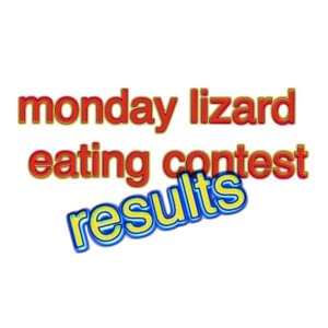 ​monday lizard eating contest results - Bill Wurtz