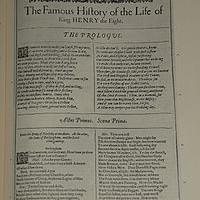 Henry VIII Prologue - William Shakespeare