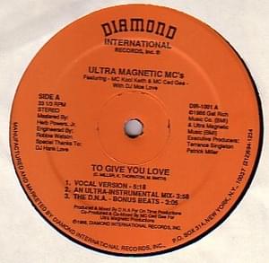 To Give You Love - Ultramagnetic MC's