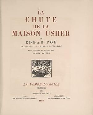 La chute de la maison Usher - Charles Baudelaire