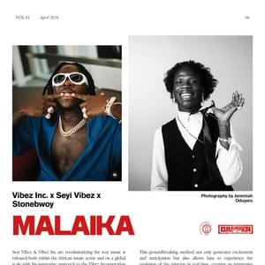 Malaika - Vibez Inc (Ft. Seyi Vibez & Stonebwoy)