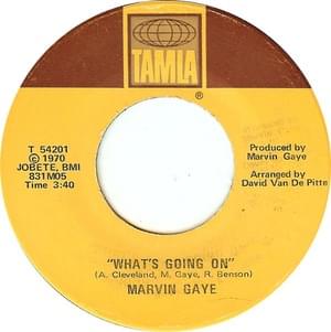 What’s Going On - Marvin Gaye