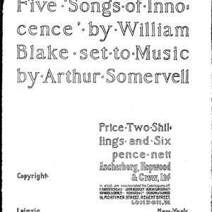 Nurse’s Song - Arthur Somervell