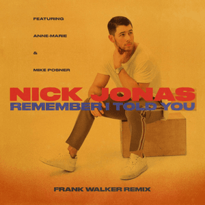 Remember I Told You (Frank Walker Remix) - Nick Jonas (Ft. Anne-Marie & Mike Posner)