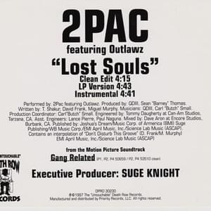 Lost Souls - 2Pac (Ft. Outlawz)