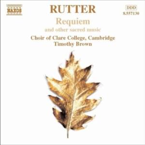 Out of the Deep - John Rutter