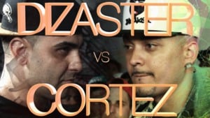 Dizaster vs Cortez - King of the Dot (Ft. Cortez (Battle Rapper) & Dizaster)