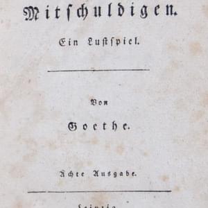 Die Mitschuldigen - Kapitel 3 - Johann Wolfgang von Goethe