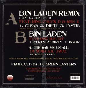 Bin Laden - Immortal Technique (Ft. DJ Green Lantern & Yasiin Bey)