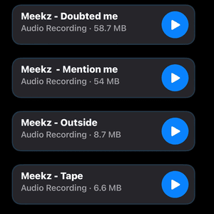 Doubted Me - Meekz