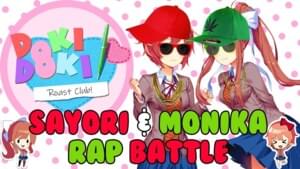 Sayori vs Monika Rap Battle - StrawberrySana (Ft. AziaCovers & Shiena)