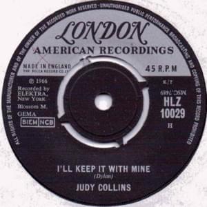 I’ll Keep It with Mine - Judy Collins