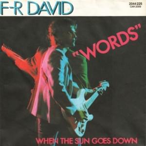 When The Sun Goes Down - F.R. David