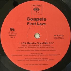 First Love (LEX Massive Vocal Mix) - Goapele