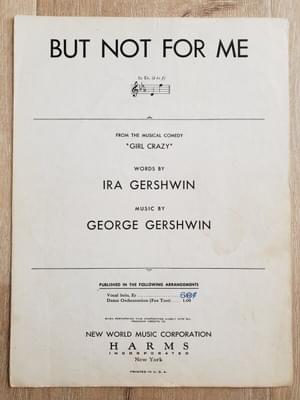 But Not For Me - George Gershwin