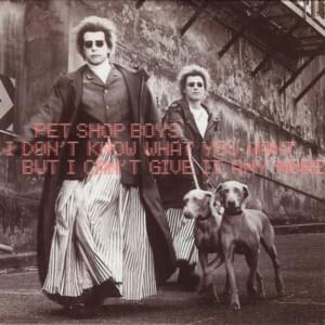 I Don’t Know What You Want But I Can’t Give It Anymore [Radio Edit] - Pet Shop Boys