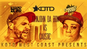 John John Da Don vs. Caustic - King of the Dot (Ft. Caustic (Battle Rapper) & John John Da Don)