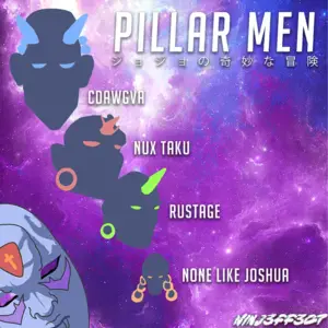 Pillar Men (From ”JoJo’s Bizarre Adventure: Battle Tendency”) - None Like Joshua (Ft. CDawgVA, Nux Taku & Rustage)