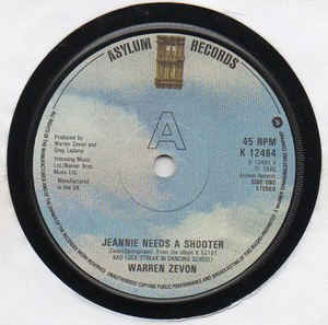 Jeannie Needs a Shooter - Warren Zevon