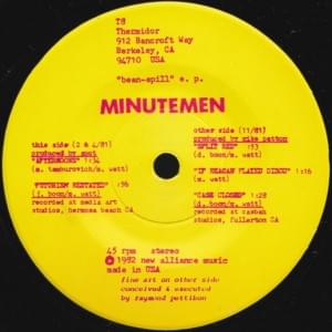 Split Red (Bean Spill version) - Minutemen