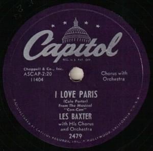 I Love Paris - Les Baxter His Chorus and Orchestra