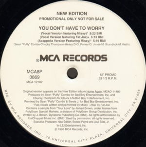 You Don’t Have to Worry [Vocal Version] - New Edition (Ft. Missy Elliott)