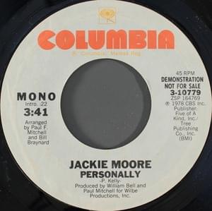 Personally - Jackie Moore