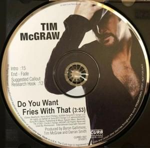 Do You Want Fries With That? - Tim McGraw