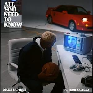 All You Need To Know - Malik Baptiste (Ft. Snoh Aalegra)