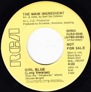 Girl Blue - The Main Ingredient