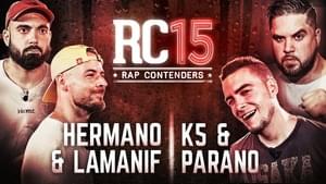 K5 & Parano vs Hermano Salvatore & Lamanif - Rap Contenders (Ft. Hermano Salvatore, K5, Lamanif & Parano)