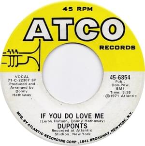 If You Do Love Me - The Duponts