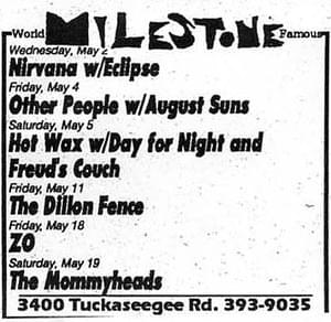 Love Buzz (Live The Milestone, Charlotte, NC 05/02/90) - Nirvana