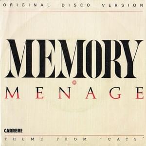 Memory (Theme From The Musical ”CATS”) - Menage