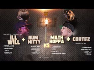 Cortez & Math Hoffa vs. Rum Nitty & Ill Will - URLtv (Ft. Cortez (Battle Rapper), Ill Will (Battle Rapper), Math Hoffa & Rum Nitty)