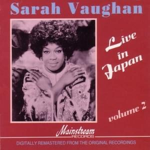 Bye Bye Blackbird - Sarah Vaughan