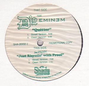 Just Rhymin’ with Proof - Eminem (Ft. Proof)