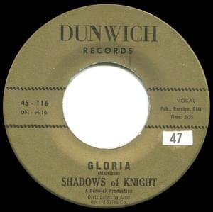 Gloria - The Shadows of Knight