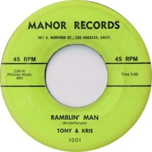 Ramblin’ Man - Tony & Kris