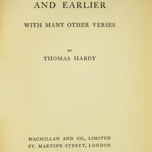 The Colour - Thomas Hardy