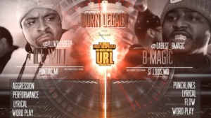 B Magic vs Ill Will - URLtv (Ft. B Magic & Ill Will (Battle Rapper))