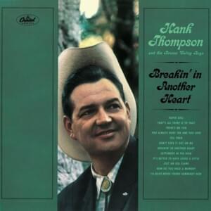 I’d Have Never Found Somebody New - Hank Thompson