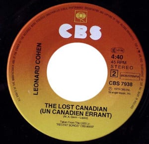 The Lost Canadian (Un Canadien errant) - Leonard Cohen