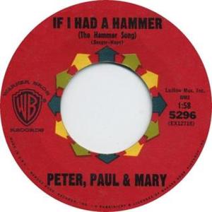 If I Had a Hammer - Peter, Paul and Mary