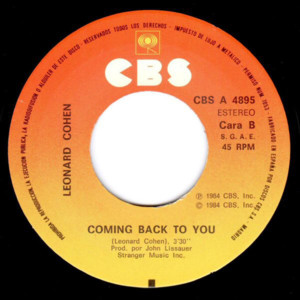 Coming Back to You - Leonard Cohen