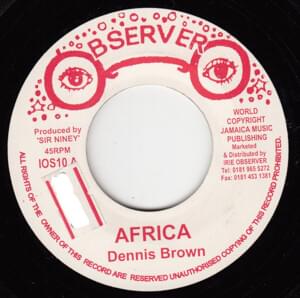 Africa - Dennis Brown