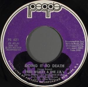 Doing It To Death (Single Version) - Fred Wesley & The J.B.'s